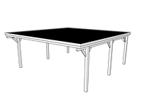 Doppelcarport CLASSIC mit Holzblende - FREESE Holz 