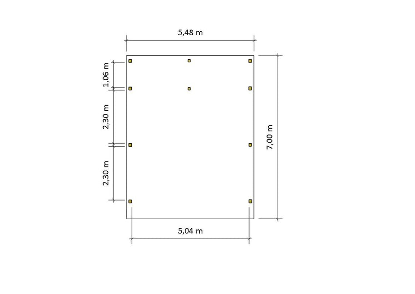 Doppelcarport CLASSIC Holzblende mit Abstellraum (Verkleidung: Klassisches Duoprofil) - FREESE Holz 