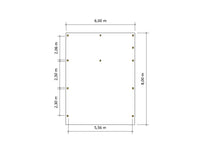 Doppelcarport CLASSIC Holzblende mit Abstellraum (Verkleidung: Klassisches Duoprofil) - FREESE Holz 