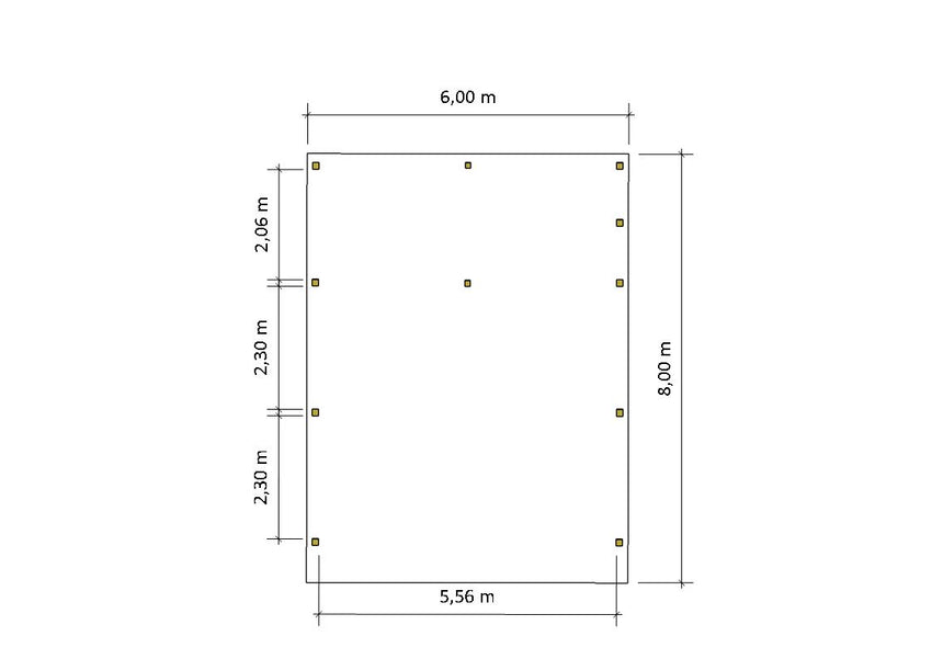 Doppelcarport CLASSIC Holzblende mit Abstellraum (Verkleidung: Klassisches Duoprofil) - FREESE Holz 