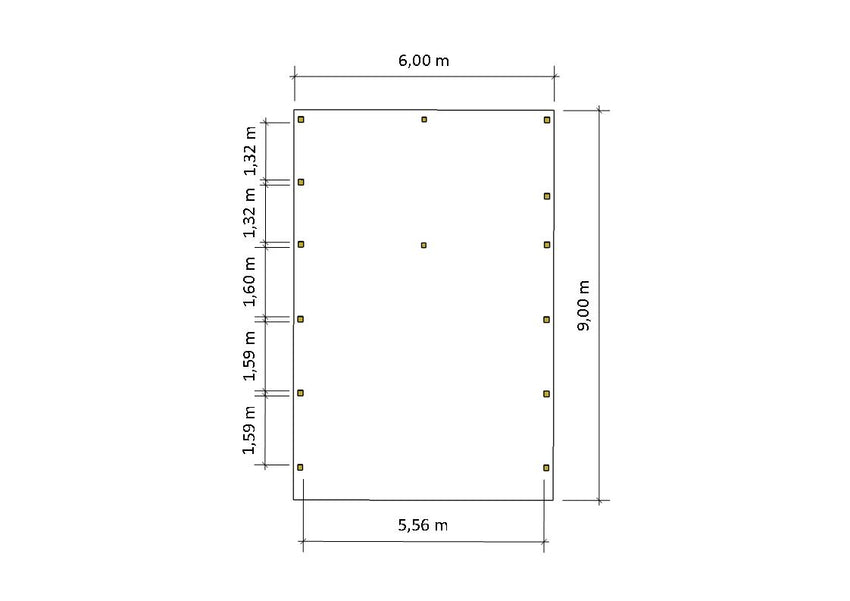 Doppelcarport CLASSIC Holzblende mit Abstellraum (Verkleidung: Klassisches Duoprofil) - FREESE Holz 