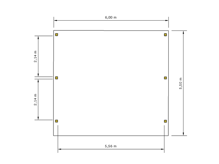 Gründach-Carport CLASSIC mit Holzblende - FREESE Holz 