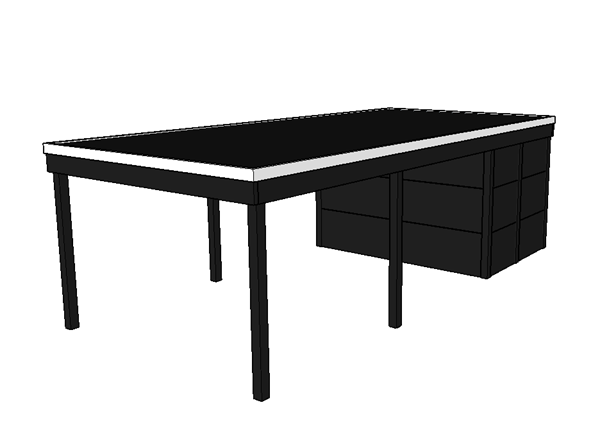 Modernes Einzelcarport KLARE LINIE mit Abstellraum - FREESE Holz 
