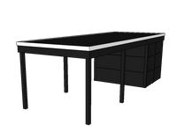 Modernes Einzelcarport KLARE LINIE mit Abstellraum - FREESE Holz 