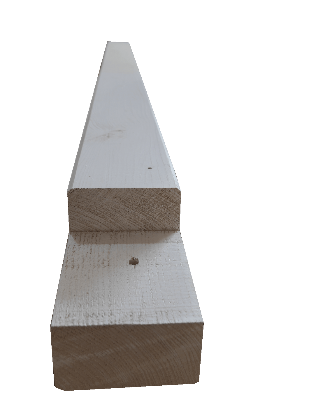 Carport-Pfosten weiß grundiert Konstruktionsvollholz (KVH), NSI - FREESE Holz 