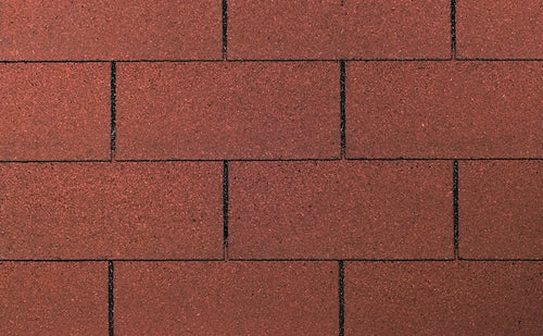 Dachschindeln Rechteck rot von WOLFF FINNHAUS - FREESE Holz 