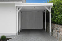 Einzel-Carport CLASSIC mit Holzblende - FREESE Holz 