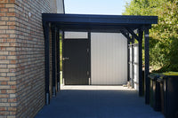 Einzel-Carport CLASSIC mit Holzblende - FREESE Holz 