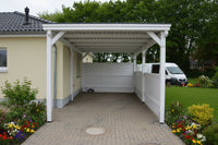 Einzel-Carport CLASSIC mit Holzblende - FREESE Holz 