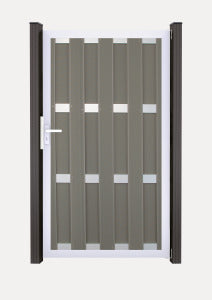 Tor für GroJa WPC-Zaun, GroJaFertigzaun aus WPC/ BPC