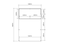 Modernes Doppelcarport KLARE LINIE mit Abstellraum - FREESE Holz 