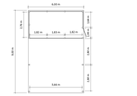 Modernes Doppelcarport KLARE LINIE mit Abstellraum - FREESE Holz 