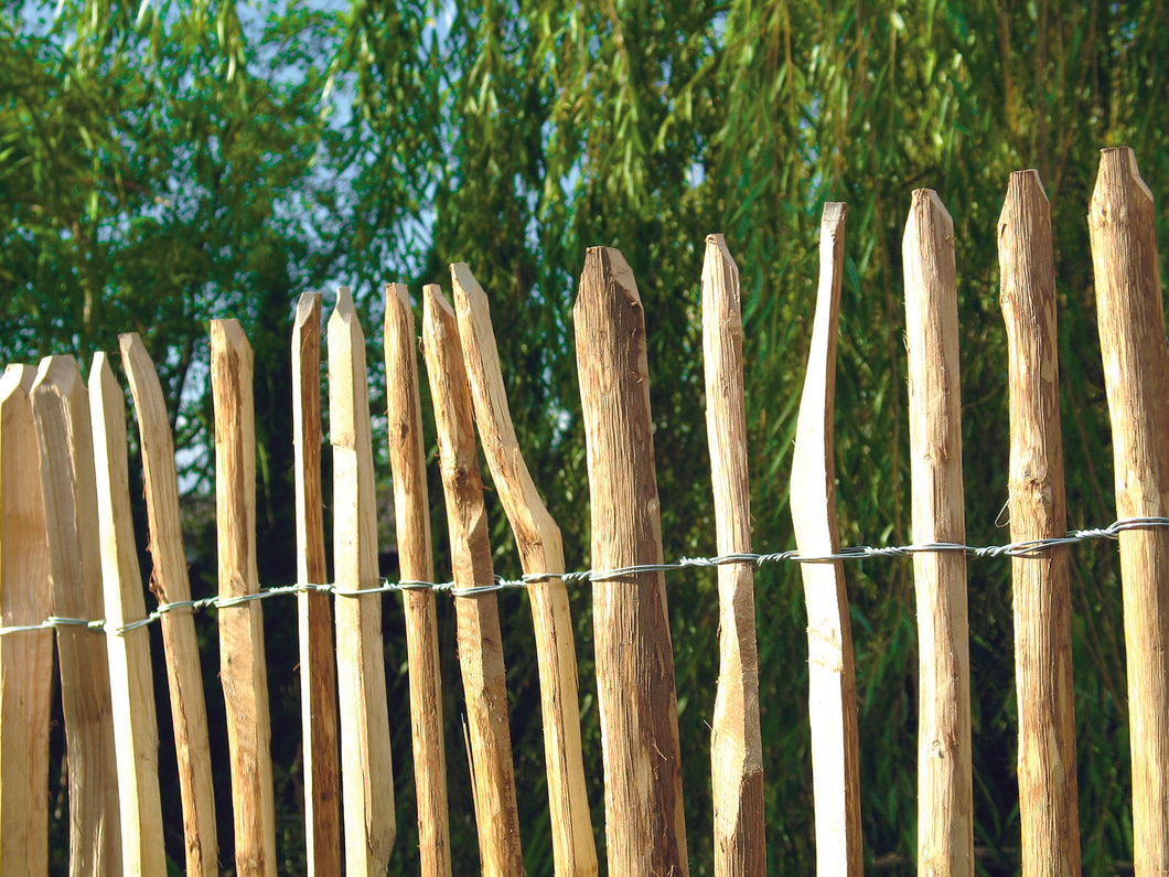 JODA Zaunpfähle aus Edelkastanie für Staketen-Naturzäune - FREESE Holz 