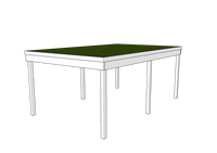 Modernes Gründach-Carport KLARE LINIE ohne Abstellraum (Einzelcarport) - FREESE Holz 