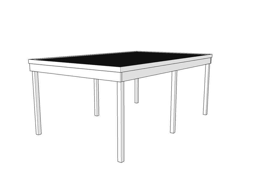 Modernes Einzelcarport KLARE LINIE ohne Abstellraum - FREESE Holz 