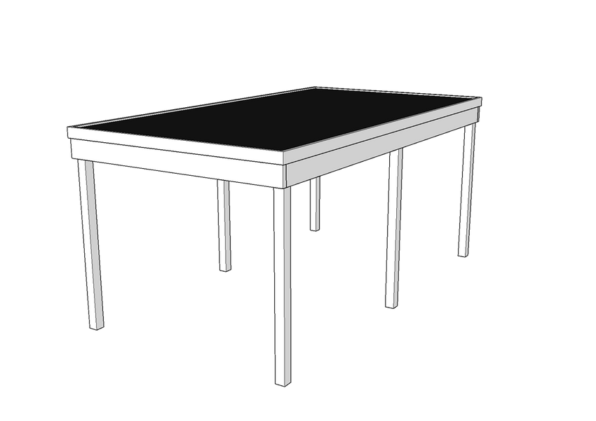Modernes Einzelcarport KLARE LINIE ohne Abstellraum - FREESE Holz 