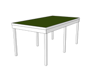 Modernes Gründach-Carport KLARE LINIE ohne Abstellraum (Einzelcarport) - FREESE Holz 