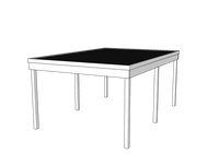 Modernes Einzelcarport KLARE LINIE ohne Abstellraum - FREESE Holz 