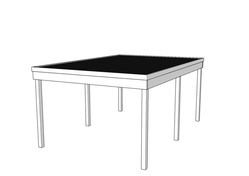 Modernes Einzelcarport KLARE LINIE ohne Abstellraum - FREESE Holz 