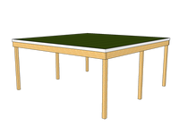 Modernes Gründach-Carport KLARE LINIE ohne Abstellraum (Doppelcarport) - FREESE Holz 