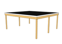 Modernes Doppelcarport KLARE LINIE ohne Abstellraum - FREESE Holz 