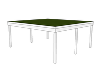 Modernes Gründach-Carport KLARE LINIE ohne Abstellraum (Doppelcarport) - FREESE Holz 