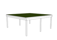Modernes Gründach-Carport KLARE LINIE ohne Abstellraum (Doppelcarport) - FREESE Holz 