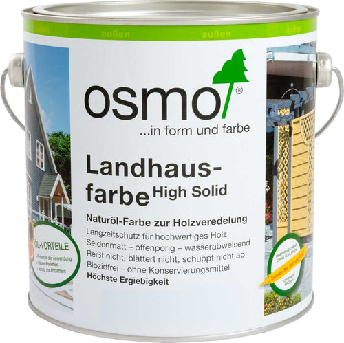 OSMO Landhausfarbe für alle Hölzer im Außenbereich