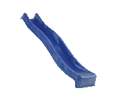 BLUE RABBIT Bunte Rutschen, 2,90m lang - FREESE Holz 