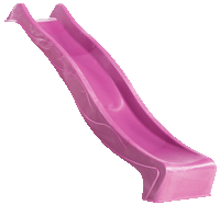 BLUE RABBIT Bunte Rutschen, 2,90m lang - FREESE Holz 