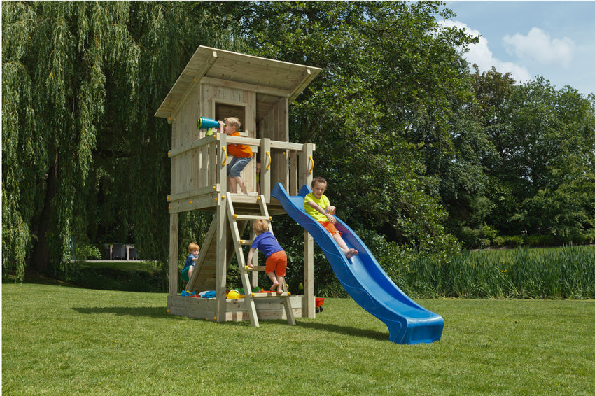 BLUE RABBIT Spielturm Beach Hut - FREESE Holz 