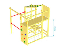 BLUE RABBIT Spielturm Crossfit - FREESE Holz 