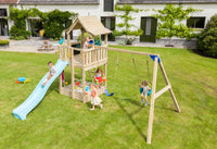 BLUE RABBIT Ergänzung @swing mit Spielturm Pagoda - FREESE Holz 