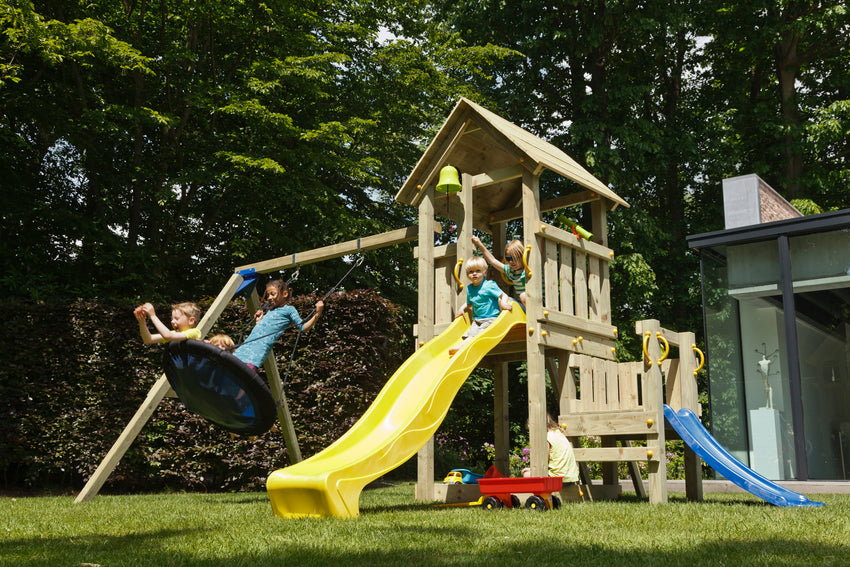 BLUE RABBIT Spielturm Kiosk - FREESE Holz 