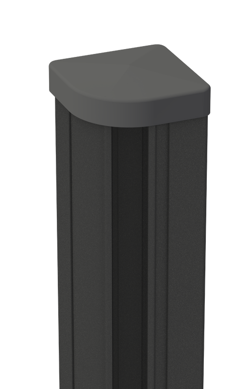 Ersatzkappe für variablen Eckpfosten für GroJa WPC-Steckzaun aus WPC/BPC