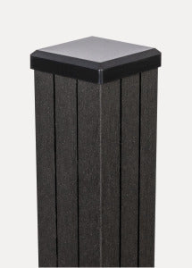 WPC-Pfosten für GroJa WPC-Zaun, GroJaFertigzaun aus WPC/ BPC