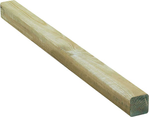 Zaunpfosten Fichte/Kiefer kdi mit flachem Kopf/ gerade Pfosten 9x9 cm - FREESE Holz 