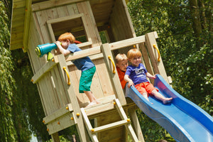 BLUE RABBIT Spielturm Beach Hut - FREESE Holz 