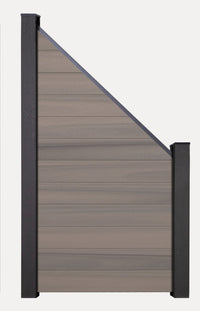 GroJa WPC-Steckzaun, GroJaSolid aus WPC/ BPC - FREESE Holz 
