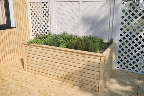 JODA Rhombus Hochbeet aus Lärche naturbelassen