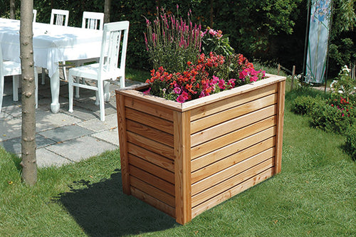 JODA Rhombus Hochbeet aus Lärche naturbelassen