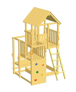 BLUE RABBIT Spielturm Penthouse - FREESE Holz 